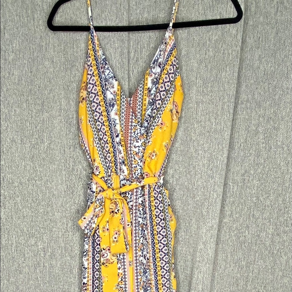 Yellow jumpsuit